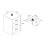 (Matt, Modern/Contemporary) Wooden bedside table drawer Boxal Maxi 2