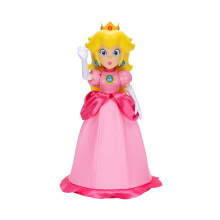 SUPER MARIO Yours Truly, Princess Peach Collectible Action Figure Doll Stands Approximately 12 Inches TalI, with 6 Points of Articulation, 25+ Video G