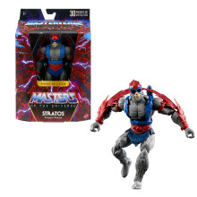 Masters del Universo Masterverse Figura de Acción Vintage Stratos, 7 Pulgadas, 30 Articulaciones, Líder Heroico
