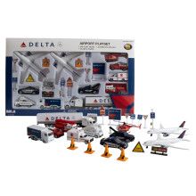 Daron Delta Luchthaven 25-delige Die-Cast Metaal en Plastic Speelset