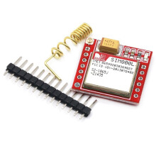 2 St. Minsta SIM800L GPRS GSM-Modul MicroSIM-Kort Kärnan Trådlöst Kort Fyrbands TTL Seriell Port med Antenn