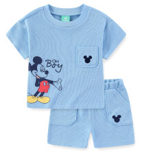 Disney Lilo & Stitch Mickey Mouse Korta Ärmar Set för Små Barn