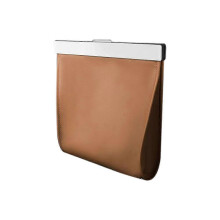 (Light brown) Versatile Car Durable Back Garbage Magnetic Adsorption Can Waterproof Hanging Bag Classic Premium Seat Trash