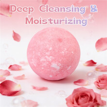 (Weight 120g) Grote 120g badbom, handgemaakte bubbelbadbal verrijkt met essentiële oliën, perfect voor bubbelbaden en spa
