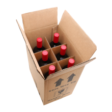 6 bottle Wine Shipping and Storage Box |Pack of 10