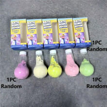 (Random 1pcs) 100G willekeurige badbommen, geschenkdoos badzout, badadditief, licht niet-vlekkend, rijk schuim, perfect voor