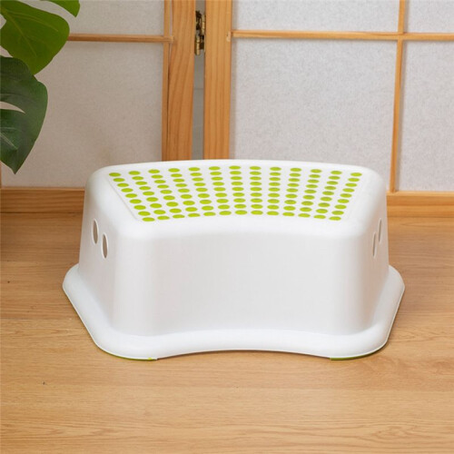 Step Stool with Non-Slip Surface, Curved Step Stool, Potty Training Toilet,Bathroom Sink, Kitchen Counter Stool Helper A 1