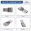 2X U2U Module Mechanical Keyboard Qmk Universal Key Modification VIA Custom Layer VIA Macro Settings Supports 5 Layers 9