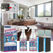 (60ml, Black) All-Purpose Bathroom Foam Cleaner, Household Powerful Stubborn Stains Descaler