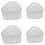 4 PCs Triangular Form Sushi Mold Onigiri Rice  Frame Food Mould Decorating Tools 2