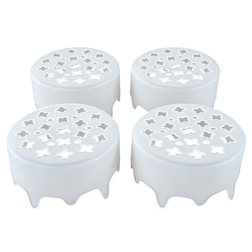 4 Supports à Fleurs en Silicone avec Grille, pour Vases, Flexibles et Étanches