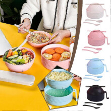 (17) Ramen Bowl Set Microwave Ramen Cooker Instant Noodles Bowl With Chopsticks