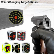 (Style 1 100pcs) 3 inch Shooting Splatter Target Stickers Adhesive Reactive Targets Paper Roll