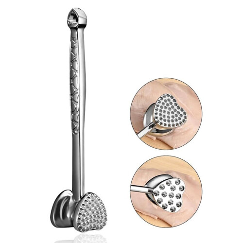 Household Loose Meat Hammer, Steak Tenderizer Hammer, Solid Double-Sided Non-Slip Handle 1