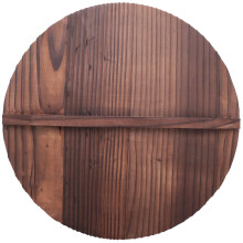 Cocina Tapa de Olla de Madera Multifuncional Manija Tapa de la Cacerola Respetuosa con el Medio Ambiente Tapa de la Tapa de la Olla de Madera para