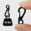 Alloy Carabiner Clip Tiny Spring Snap Hook Carabiners for Backpack Keychains Accessories(Silver) 5