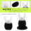 1 Set Intelligent Automatic U Type Electric Toothbrush Couples Set USB Rechargeable with Multiple Modes for Adults Use 6