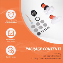 Balloon Bags Filling Chamber with Mouthpiece Adapter for Volcano Digit Easy Valve Heating Air Bag Replacement Set
