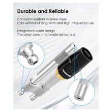 2X Pressure Washer Chemical Tip M5 Twist Nozzles, Long Range Chemical Shooter for 3-7 GPM, 1/4 Inch Quick Connect