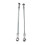 Steel Alloy Steering Tie Rod Kit 320mm 5