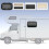 Motorhome Window 500x300mm UV Sunshade 5