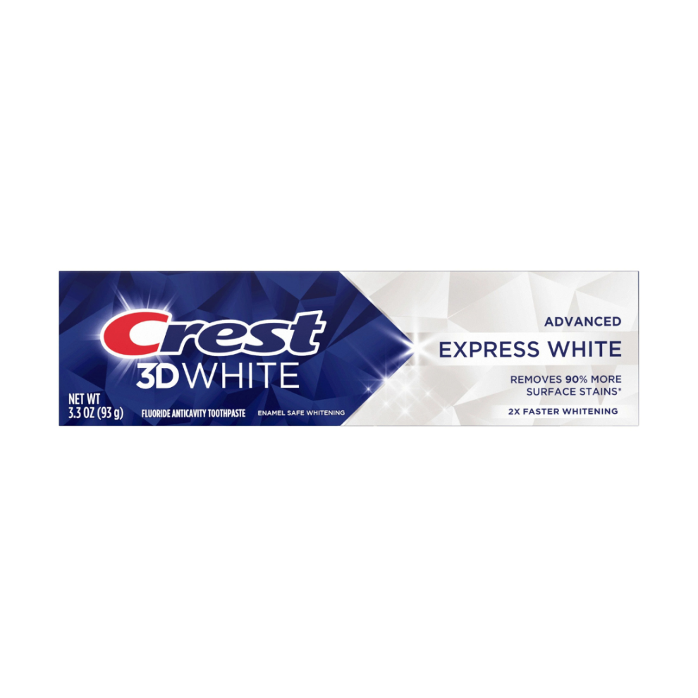 Crest 3D White Advanced Express White Toothpaste, 3.3 oz (93 g)