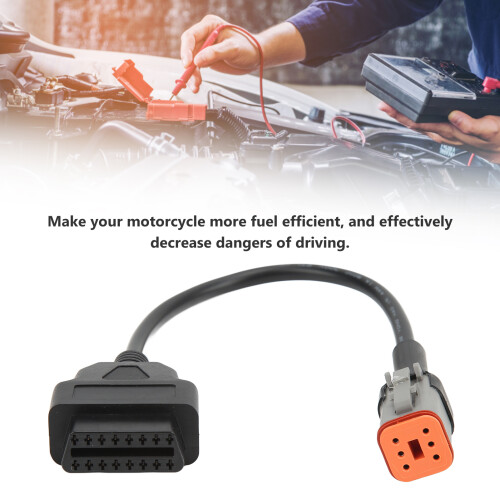 OBD2 6 Pin Diagnostic Adapter for Motorcycles 2