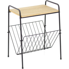 Wooden Magazine Rack Stand Storage Home Office