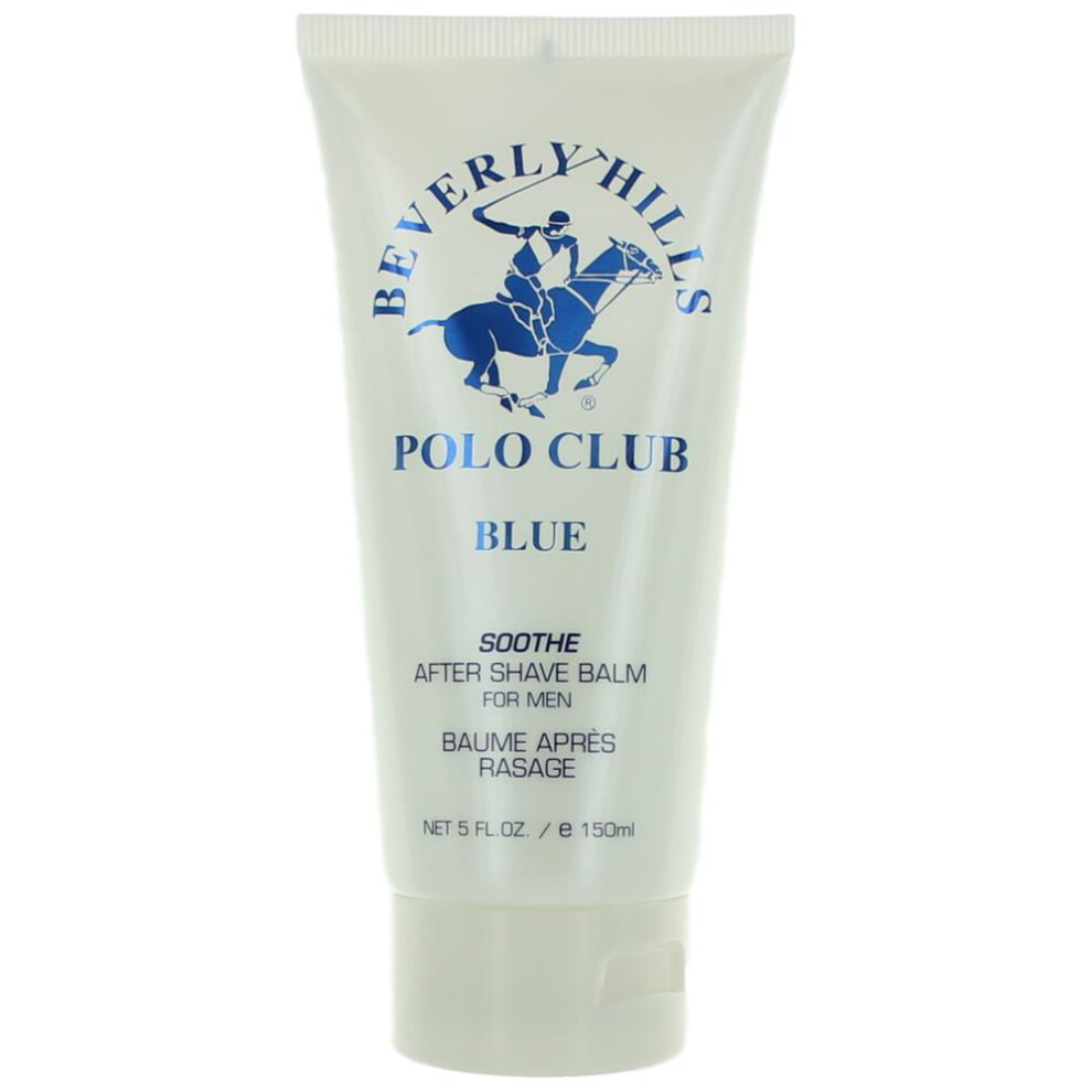 Beverly Hills Polo C Blue Bhpc By Beverly Hills Polo Club,, 5 Oz After Shave Balm For Men