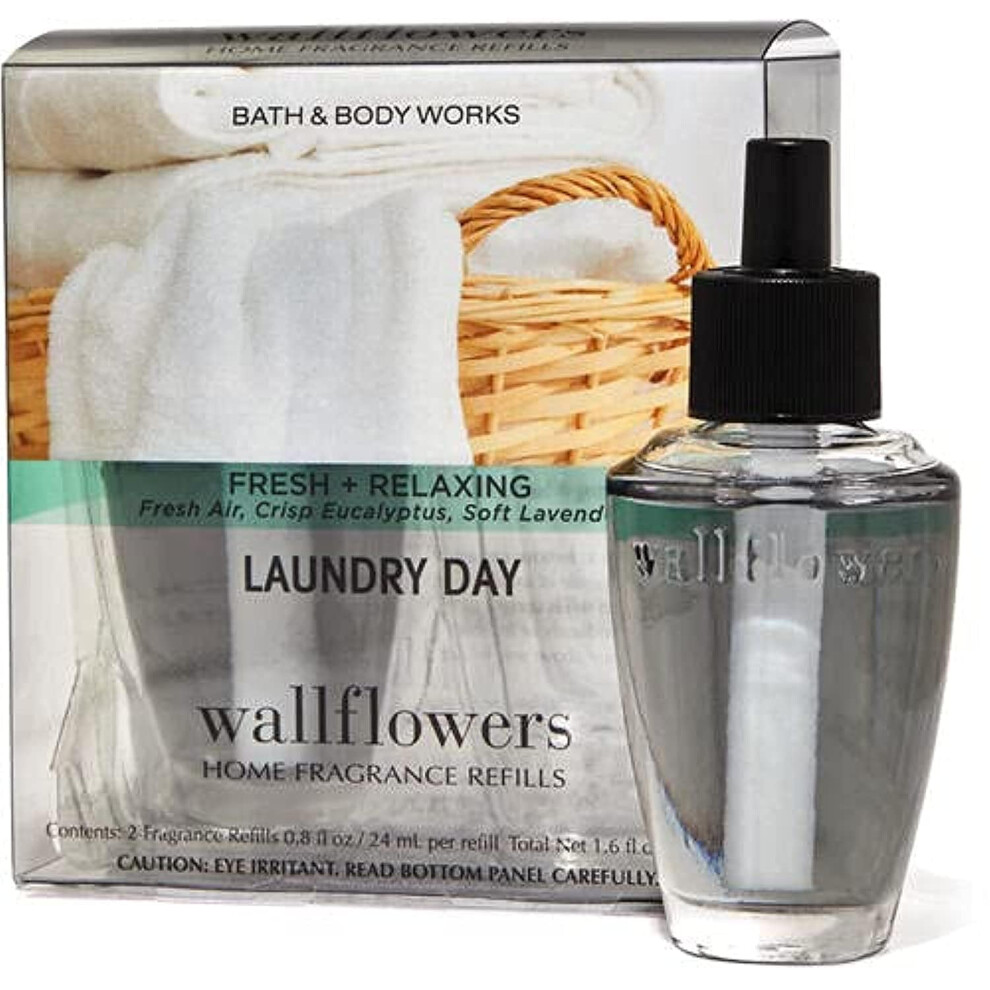Bath & Body Works Bath And Body Works Laundry Day Wallflowers Fragrance Refill 0.8 Oz. (2 Pack)