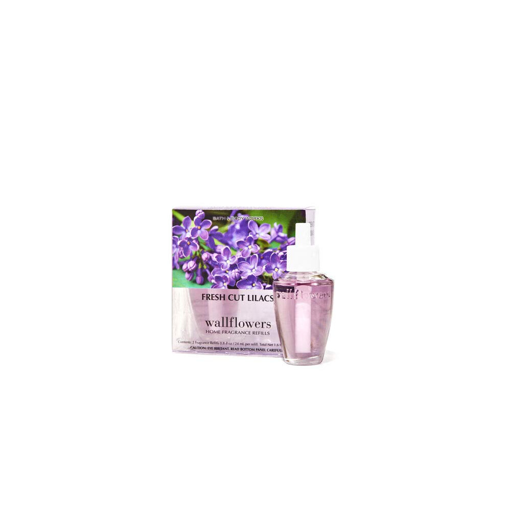 Bath & Body Works Bath And Body Works Fresh Cut Lilacs Wallflowers Refills 2-Pack 0.8 Fl Oz / 24 Ml Each