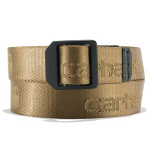 Carhartt Men's Casual Belts, W/Heavy Duty Flexible Stitching, Available in Multiple Styles, Colors & Sizes, Nylon Webbing Ladder Lock (Yukon), Large