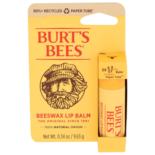 Burt's Bees Burts Bees Original Beeswax Lip Balm, 0.34 OZ
