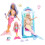 Barbie Set da Gioco Barbie Sirena con 3 Bambole Sirena e Accessori Dreamtopia 1