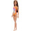 Barbie Barbie Mode & Skönhet Stranddocka med Orange Baddräkt 1