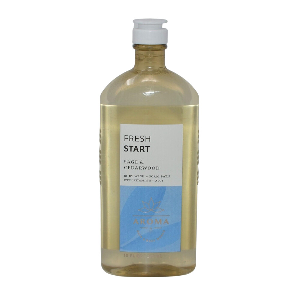 Bath & Body Works Vitamin E And Aloe Shower Gel 10Oz Each (Sage Cedarwood)