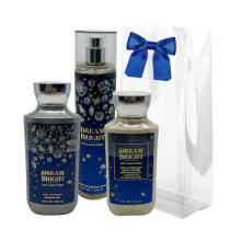 Bath & Body Works DREAM BRIGHT 3-delars Gåvoset med Blå Slips för Högtider