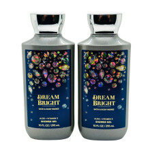 Gel doccia Bath & Body Works Shea + Vitamina E, Set di 2, 10oz ciascuno (Dream Bright)
