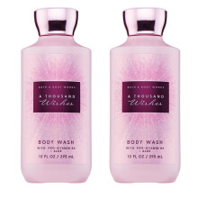 Bath & Body Works A Thousand Wishes Gel Doccia, Detergente Nutriente con Pro-Vitamina B5 & Aloe, Profumo Prosecco & Peonia, 10 fl oz