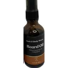 Olio da Barba Giornaliero Uomo Bath and Body Works con Olio di Cocco e Vitamina E 1.5 once