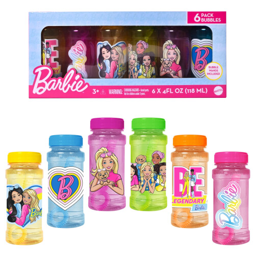 Barbie Barbie 6er Pack Seifenblasenlösung Set