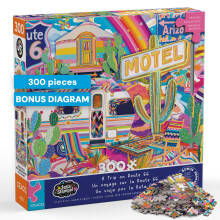 Ceaco - Jess Stempel - Un Viaje por la Ruta 66 - Puzzle de 300 Piezas