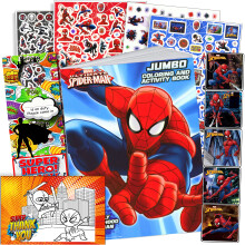 Spiderman Klistermärken och Färgläggningsset