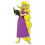 Disney Imán de PVC suave de Rapunzel de Disney Tangled, multicolor, 3" 1