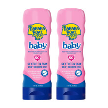 Banana Boat Baby Sunscreen Lotion, SPF 50+, 6oz, Twin Pack