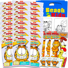 Disney Garfield Mini Favors - Ensemble de 24 Packs de Jeu avec Coloriages, Autocollants, Plus