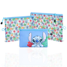 Disney Stitch Reisebeutel 3er Set, Offiziell Lizenziert, Kosmetiktaschen in verschiedenen Größen
