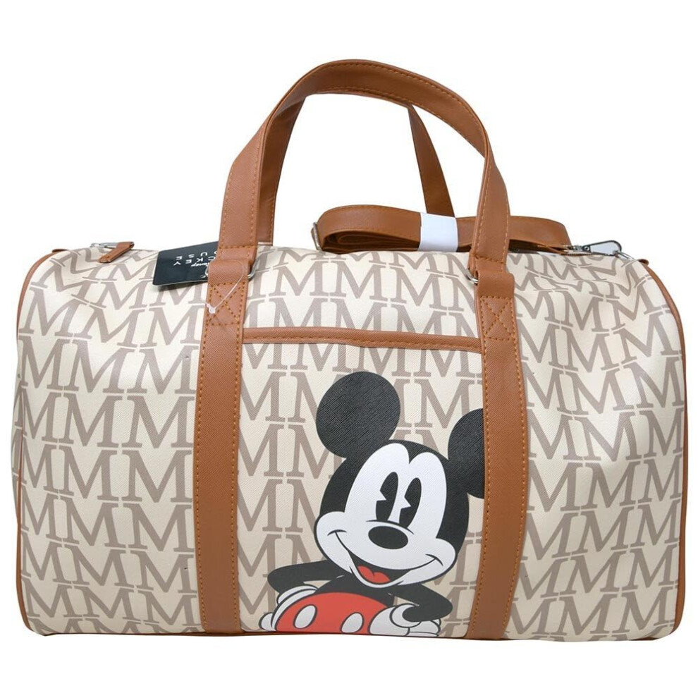 Disney Duffel Bag, Beige, Medium