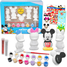 Mickey en Vrienden Schilder Je Eigen Beelden Set voor Kinderen - DIY Schilder Set met Mickey, Minnie, Donald, Meer