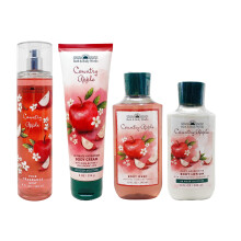 Bath & Body Works COUNTRY APPLE Deluxe Gåva - Body Lotion - Body Cream - Doftmist & Duschgel Full Size